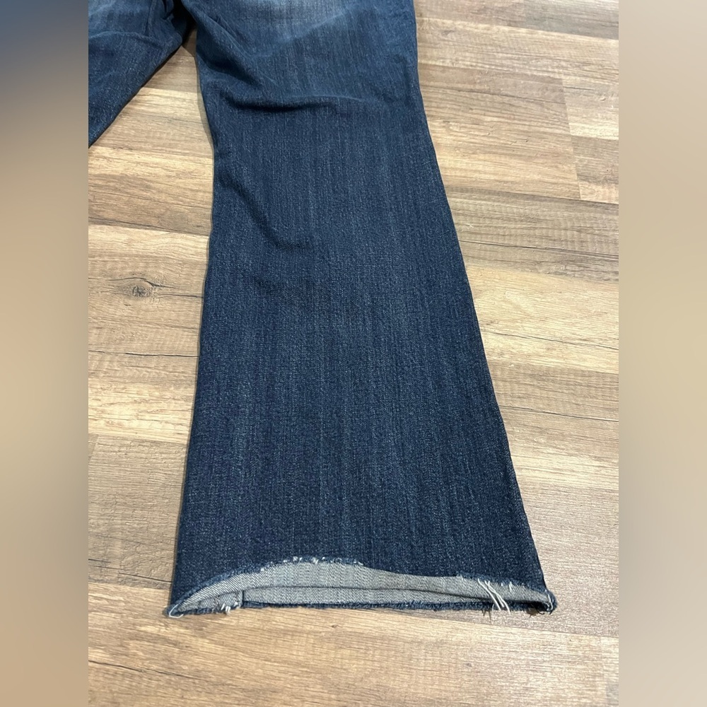 Vigoss The Dallas Slim Boot Woman’s Dark Wash Sturdy Western Bling Jeans 16 - Picture 13 of 16